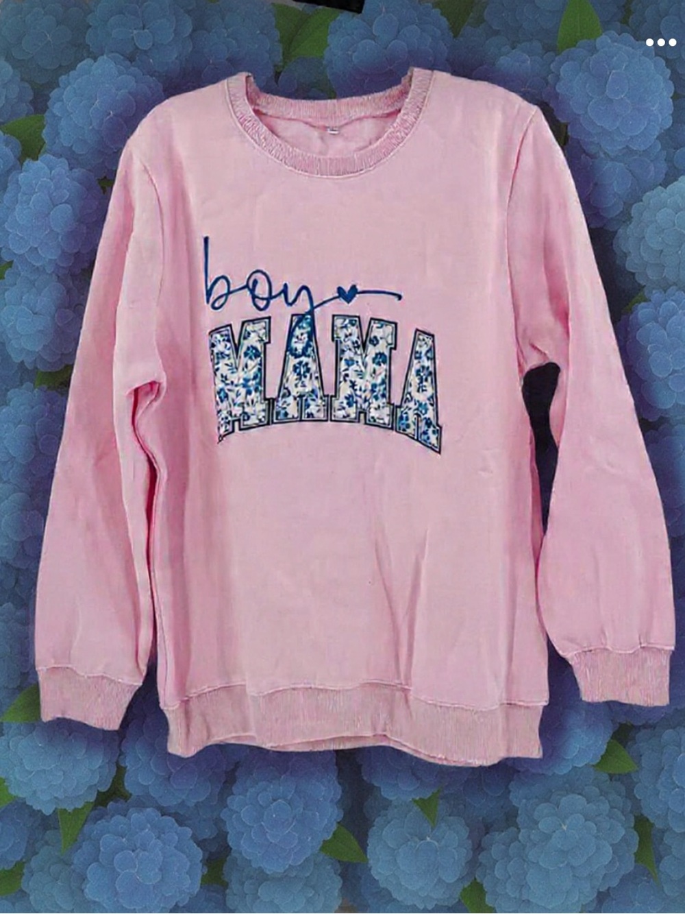 Etsy boy MAMA" in blue and floral print text new large